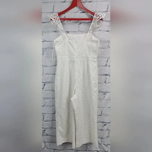 NWT J. Crew Women's Kasana Jumpsuit Wide Leg Fluttery Size 8 US Petite Medium - Picture 2 of 14